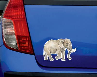 Afrikanischer Elefant Aufkleber - Ansicht 2