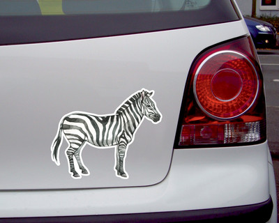 Zebra Aufkleber - Ansicht 2