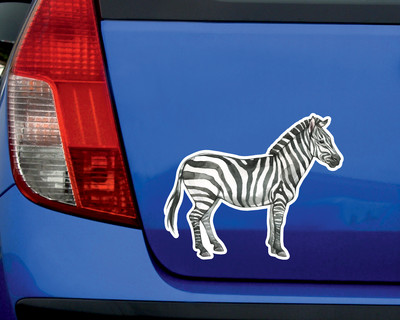 Zebra Aufkleber - Ansicht 3