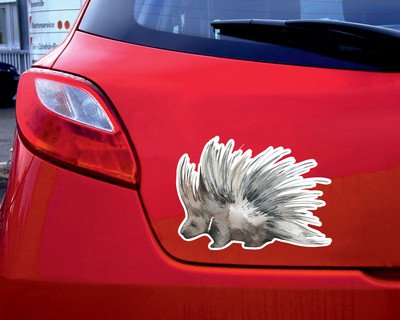 Stachelschwein Aufkleber - Ansicht 2
