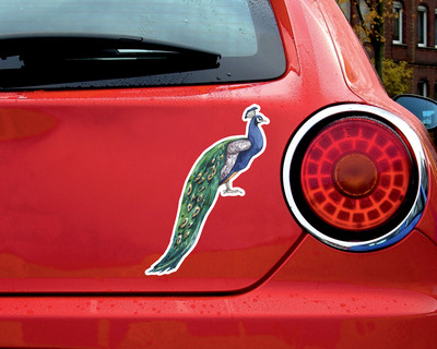 Pfau Aufkleber - Ansicht 2