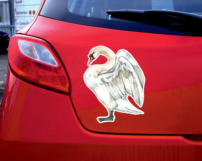 Schwan Aufkleber - Ansicht 2