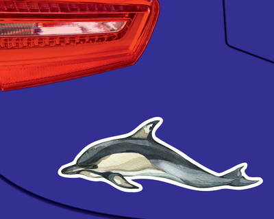 Gemeiner Delfin Aufkleber - Ansicht 3