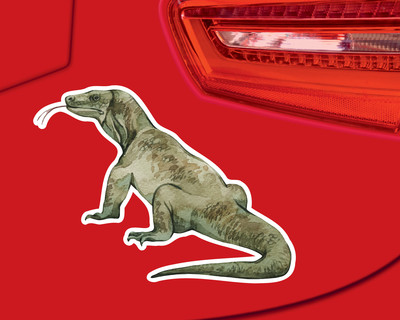 Komodowaran Aufkleber - Ansicht 3