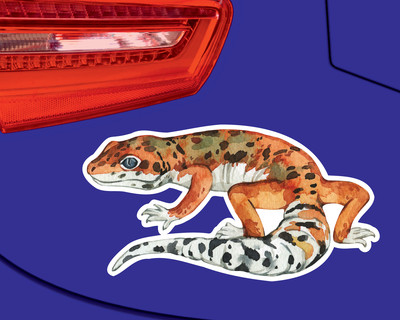 Leopardgecko Aufkleber - Ansicht 3