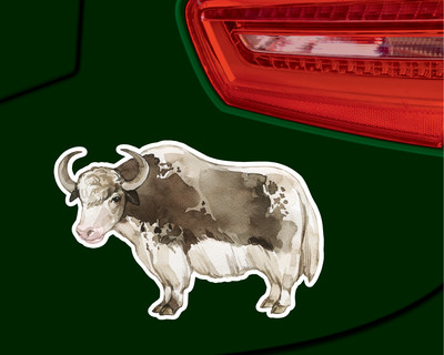 Yak Aufkleber - Ansicht 3
