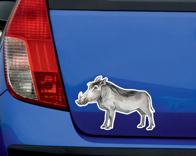Warzenschwein Aufkleber - Ansicht 2