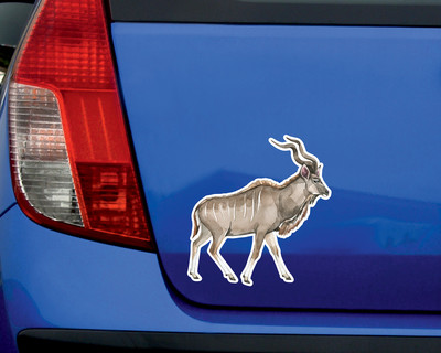 Kudu Antilope Aufkleber - Ansicht 2