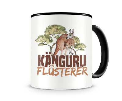 Tasse mit dem Motiv Knguru Flsterer