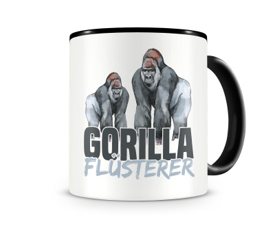 Tasse mit dem Motiv Gorilla Flsterer