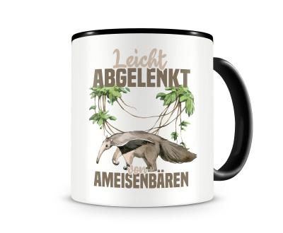 Tasse mit dem Motiv Leicht abgelenkt von Ameisenbren