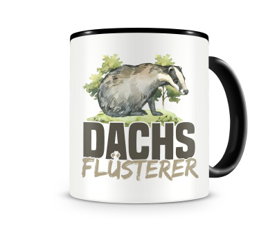 Tasse mit dem Motiv Dachs Flsterer