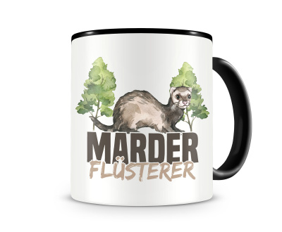 Tasse mit dem Motiv Marder Flsterer