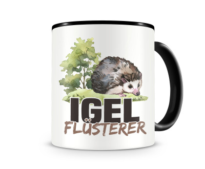 Tasse mit dem Motiv Igel Flsterer