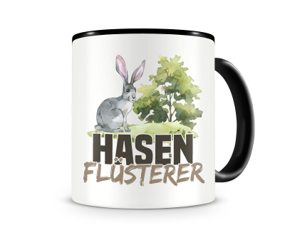 Tasse mit dem Motiv Hasen Flsterer