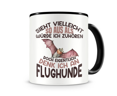 Tasse mit dem Motiv Sieht vielleicht so aus Flughunde