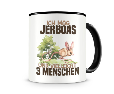 Tasse mit dem Motiv Ich mag Jerboas
