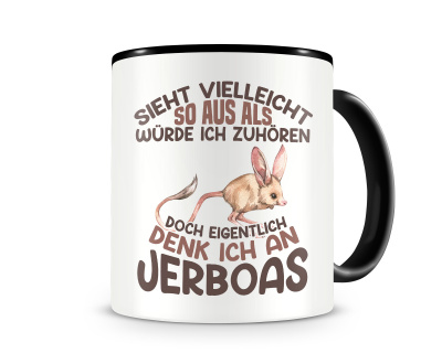 Tasse mit dem Motiv Sieht vielleicht so aus Jerboas
