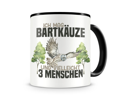 Tasse mit dem Motiv Ich mag Bartkuze