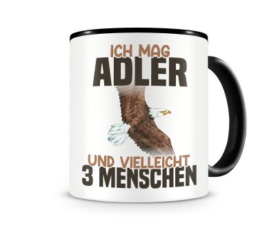 Tasse mit dem Motiv Ich mag Adler