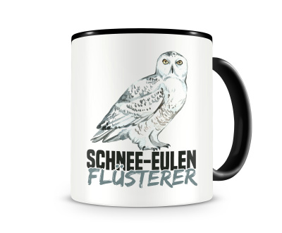 Tasse mit dem Motiv Schnee-Eulen Flsterer