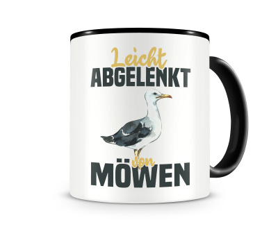 Tasse mit dem Motiv Leicht abgelenkt von Mwen