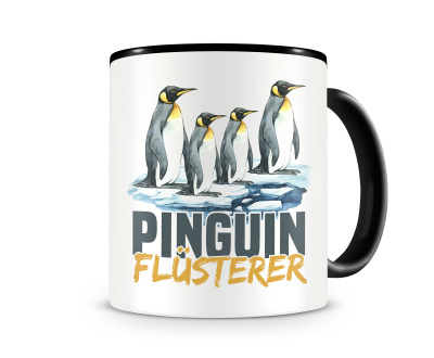 Tasse mit dem Motiv Pinguin Flsterer