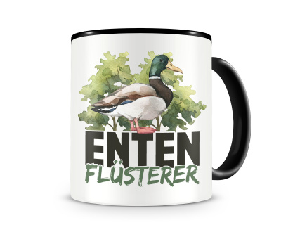 Tasse mit dem Motiv Enten Flsterer