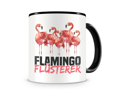 Tasse mit dem Motiv Flamingo Flsterer