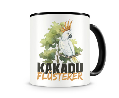 Tasse mit dem Motiv Kakadu Flsterer