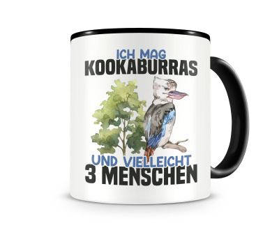 Tasse mit dem Motiv Ich mag Kookaburras
