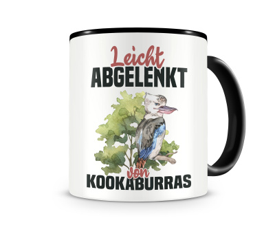 Tasse mit dem Motiv Leicht abgelenkt von Kookaburras