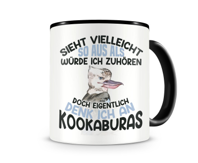 Tasse mit dem Motiv Sieht vielleicht so aus Kookaburras