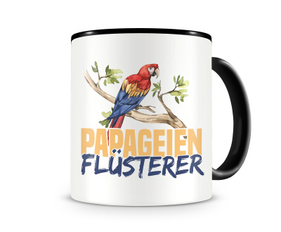 Tasse mit dem Motiv Papageien Flsterer