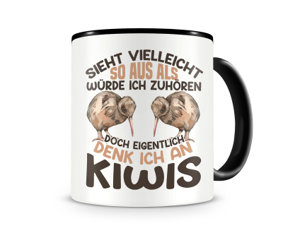 Tasse mit dem Motiv Sieht vielleicht so aus Kiwis