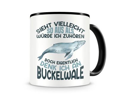 Tasse mit dem Motiv Sieht vielleicht so aus Buckelwale
