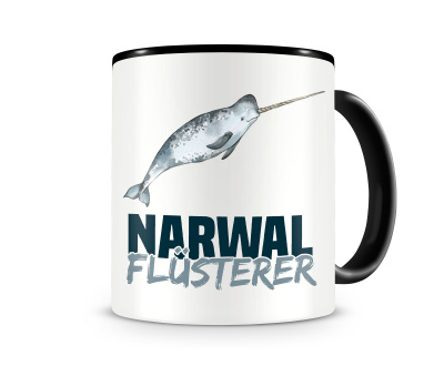 Tasse mit dem Motiv Narwal Flsterer