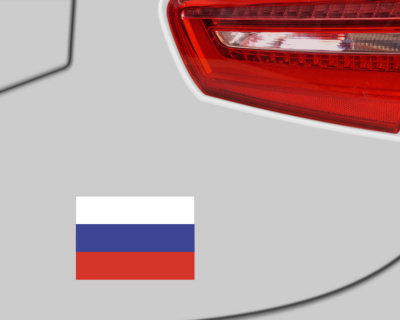 Aufkleber Set mit 55 Russland Flaggen - Ansicht 6