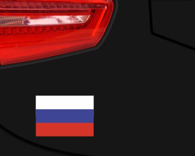 Aufkleber Set mit 55 Russland Flaggen - Ansicht 7