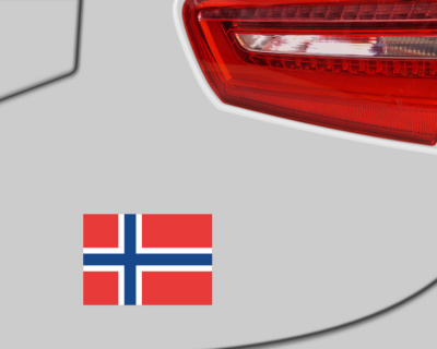 Aufkleber Set mit 55 Norwegen Flaggen - Ansicht 3