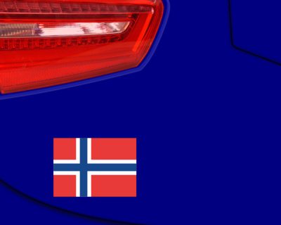 Aufkleber Set mit 55 Norwegen Flaggen - Ansicht 4
