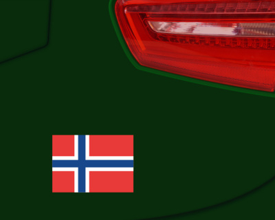 Aufkleber Set mit 55 Norwegen Flaggen - Ansicht 6