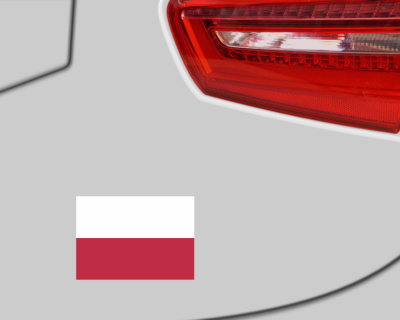 Aufkleber Set mit 55 Polen Flaggen - Ansicht 5