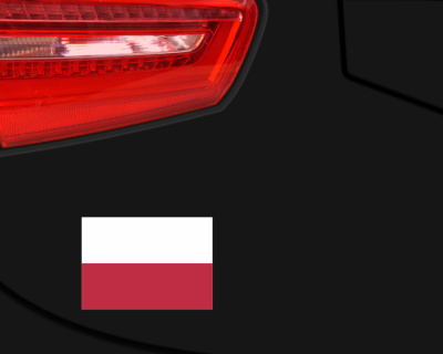 Aufkleber Set mit 55 Polen Flaggen - Ansicht 6