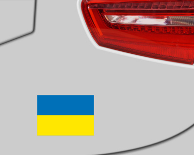 Aufkleber Set mit 55 Ukraine Flaggen - Ansicht 6