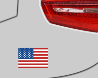 Aufkleber Set mit 55 USA Flaggen - Ansicht 3