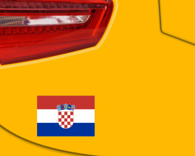 Aufkleber Set mit 55 Kroatien Flaggen - Ansicht 4