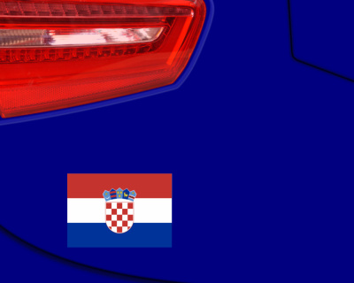 Aufkleber Set mit 55 Kroatien Flaggen - Ansicht 5