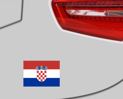 Aufkleber Set mit 55 Kroatien Flaggen - Ansicht 6