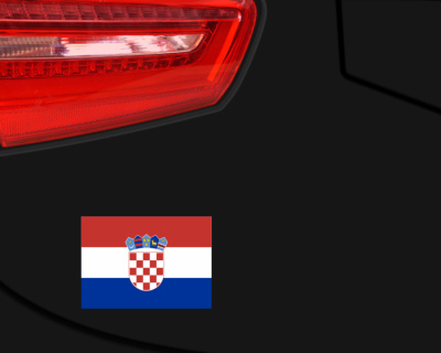 Aufkleber Set mit 55 Kroatien Flaggen - Ansicht 7